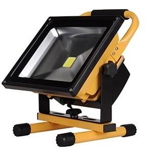 China 50W  Portable outdoor waterproof rechargeable lithum-ion battery LED flood light emergency lighting for sale