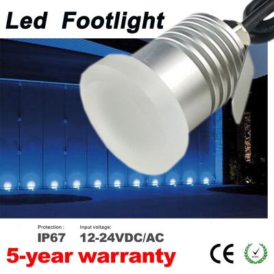 China Mini Led Moonlight Footlights Dimmable IP67 12V 24V Wall Floor Deck Corner Light Recessed Spotlight for garden landsc for sale