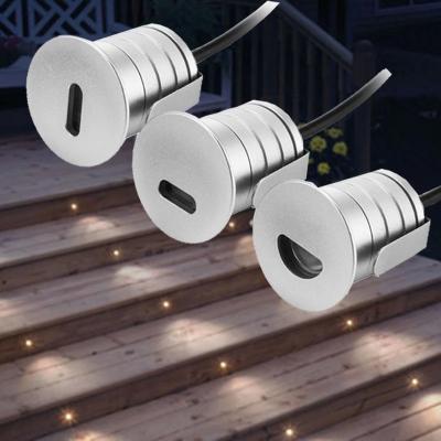 China 12V Low Voltage IP67 Mini Indoor & Outdoor Recessed Led Stair Lights Step lights Footlights Led Landscape Stairwell ligh for sale