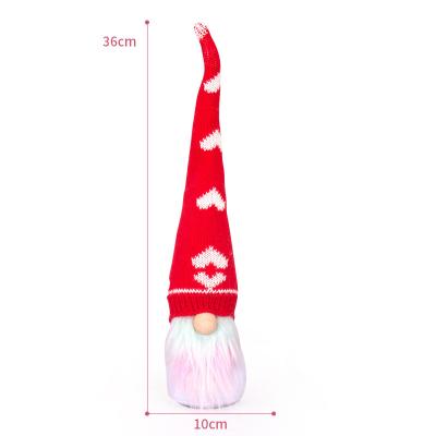 China Present Handsome Polyester Materials Table Decor Red Color Gnome Doll Faceless Dwarfs Dwarfs Gifts for sale