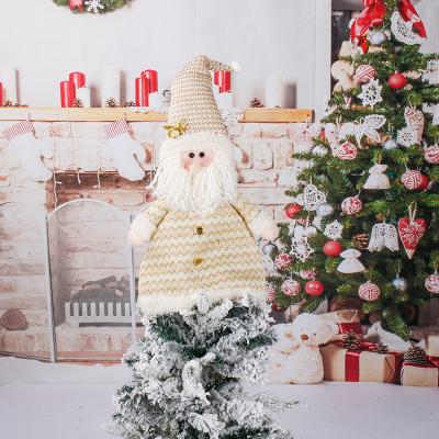 China Polyester Classic Shaped Soft Plush Gift Decor Christmas Tree Ornaments 9