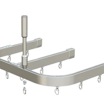 China Popular Hospital Beds Curtain Rails Accessories And Tracks U Shaped Curtain Track for sale