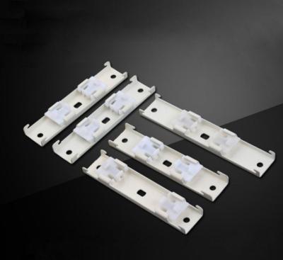 China Popular Aluminum Curtain Track Bracket Wall Mount Single Curtain Rod Bracket Window Curtain Rail Bracket for sale