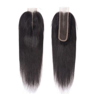 China Kim K Part 2x6 Lace Closure 6*2 Silky Straight Brazilian Lace Body Wave 2*6 Body Wave Swiss Lace Closure Wholesale Middle Part Silky Straight Human Hair for sale