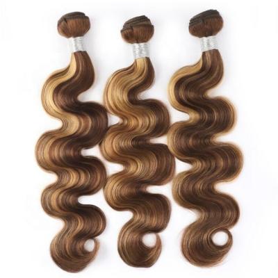 China Dropshipping Brazilian Ombre Hair Bundles P4/27 Body Wave Women Hair Satin Bags For Hair Bundles for sale