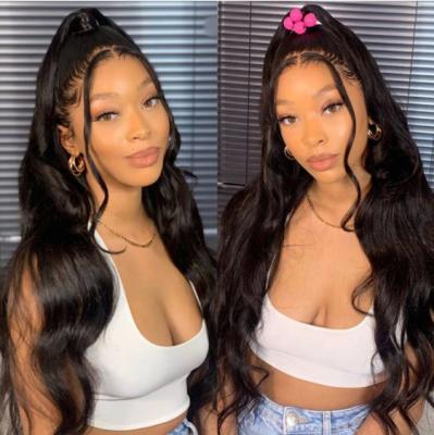 China Brazilian Body Wave Wig 13*4 Lace Closure Hair Wigs Body Frontal Wave Lace Front Human Hair Wigs With Baby Hair for sale