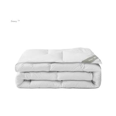 China Home US twin size hotel white color cheap price 80g brushed fabric 850g polyester fabric polyesterfilled down alternative duvet for sale