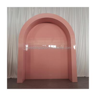 China Background the wedding hot sale blue white wedding elegant pink arch wedding for sale