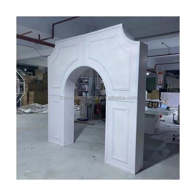 China Stand Wedding Arch Wedding Backdrop Elegant Elegant White 8ft for sale