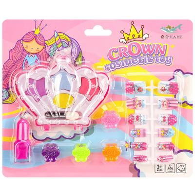 China Developing Children's Pretend Children Makeup Toys Girls Pretend Play Toys Set Birthday Gift Washable Makeup Children Beauty Set for sale