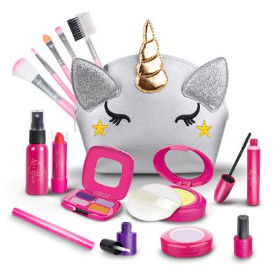 China Plastic Girls Pretend Makeup Toy Hot Sell Simulated Princess Girls Pretend Makeup Toys With Cute Bag for sale