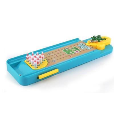 China Education toys Table games intellectual toys Children's bowling small frog catapult ball toy mini for sale