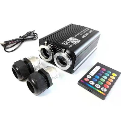 China Mixing Alloy 2*16W RGBW Color Phone App Aluminum Control Led Fiber Optic Light Engine for sale