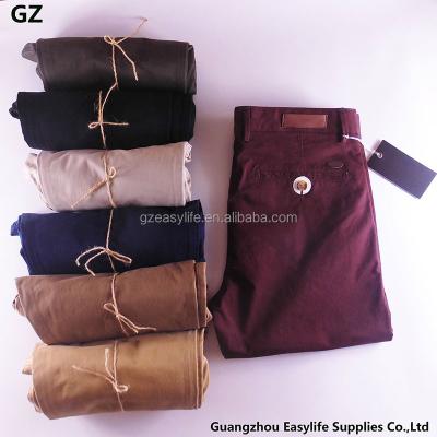 China Factory hot sale Guangzhou anti-pilling different colors men pants clothing for sale