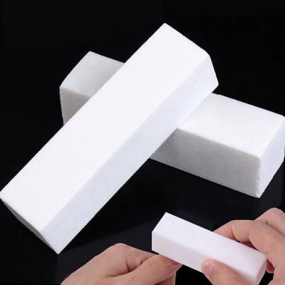 China 10pcs 4 Way Natural Nail Buffer Block Sponge Sanding Nail Buffer Files For Block Polishing Nail Art Tool Manicure Pedicure for sale