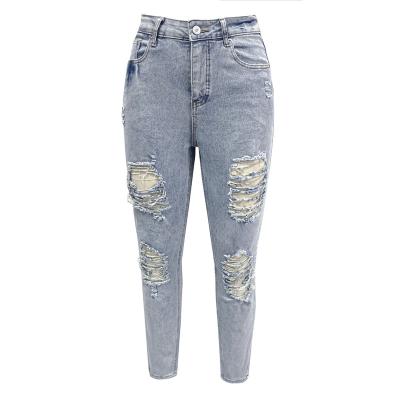 China QUICK DRY Custom China Fashion Female Denim Pants Color Women High Waist Skinny Jeans Woman for sale