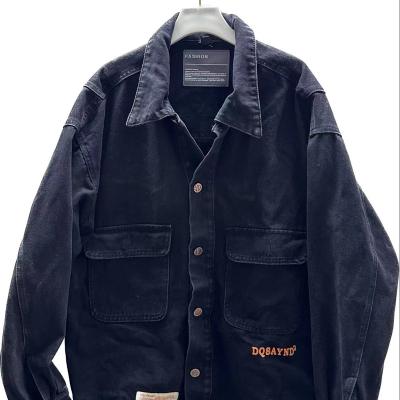 China Other Oem  autumn  fashion denim jacket men high street casual loose cardigan version of korean denim jacket for sale