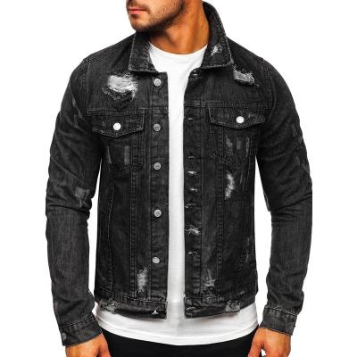 China Other Unique Style high street casual loose Outdoor Denim Jacket For Men Biker Jean Jacket cheap price for sale