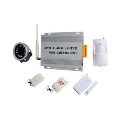 China GSM/MMS home alarm system with waterproofing and IR camera for sale