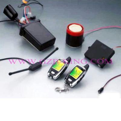 China FM-FM 2-way LCD Motorcycle Alarm for sale