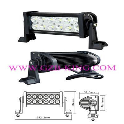 China 36W Super Bright Auto LED Light Bar DC10-30V  7.5 Inch for sale