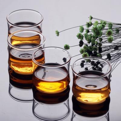 China High Sustainable Borosilicate Glass Heat Resistant Single Wall Glass Tea Cup for sale