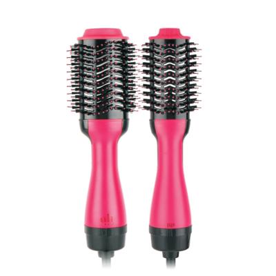 China Factory Price Round Manufacturer Supply Amazon Round Rotating Volumizer Styler Finger Air One Step Hair Brush Blow Dryer for sale