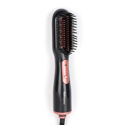 China Hot Air Hair Straightener Hot Air Hair Brush Dryer Professional Hot Air Comb Dropshipping Customized Logo Power for sale