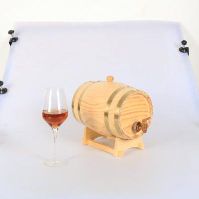 China Fashion Wooden Wine Barrel Beer Cask1L/3L/5L Wooden Barrel Wine Barrel Barrel Christmas Decoration Home for sale