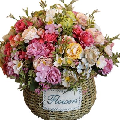 China Wholesale Plastic Touch Real Peony China Artificial Flower for sale