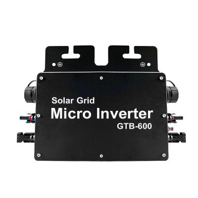 China MPPT Solar Inverter Solar Grid Inverter Micro WiFi Connection App Control 600W 210mm*195mm*35mm for sale