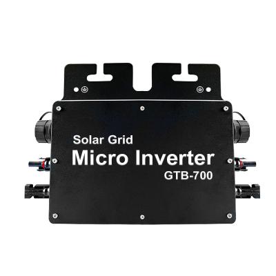 China MPPT Solar Inverter Solar Grid Inverter Micro WiFi Connection App Control 700W 23*20*3.5cm for sale