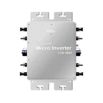 China MPPT Solar Inverter Solar Grid Inverter Micro WiFi Connection App Control 1200W 230*365*40mm for sale