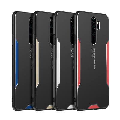 China Luxury Camera Lens Protective Anti-drop Silicone Metal Shockproof Mobile Phone Case For Xiaomi Redmi Note 8 8T 9S 9 Pro Back Cover Fundas for sale