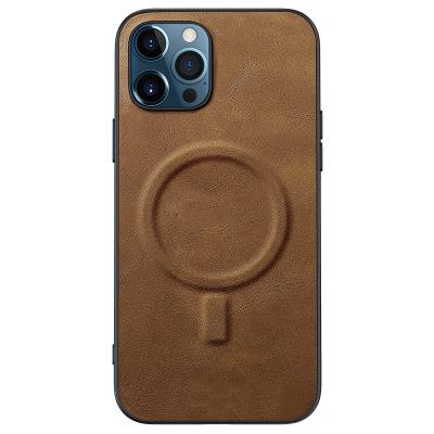 China Shockproof Magnetic Silicone Charger Flannel Canvas Fabric Wireless Phone Case For iPhone 12 11 pro X XS Max Back Cover Fundas for sale