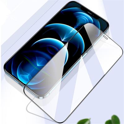 China Wholesale High Quality High Clear 9H HD Anti-scratch Tempered Glass Screen Protector With Package For iPhone 12 Mobile Phone Protective Film for sale