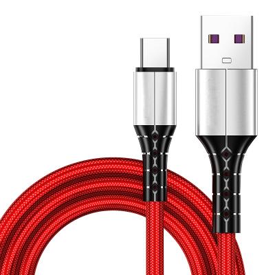 China Data Transmission Phone Charging 2021 Nylon Weave 30cm Type C Usb Data Cable For Huawei Xiaomi Samsung Fast Charging Phone Cable for sale