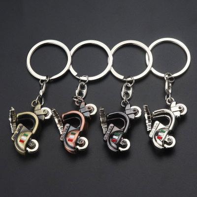 China High Quality Promotional Custom 3D Metal Motorcycle Logo Promotion Gift Key Chain for sale