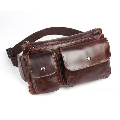 China Mini Oil Bag Mens Anti Theft Small Wax Leather Head Bag Cross-Folder Bag for sale