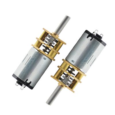 China drip-proof factory direct sales, 12mm 3v 6v 12v 1:10 to 1: 1000 gear small dc N20 micro speed motor for robot and door lock for sale