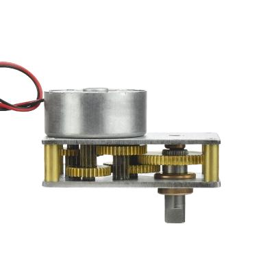 China Totally Enclosed 4124-300 3v 6v Micro Flat Metal Gear Low Speed ​​DC 4.5kg.cm 1.5W 1A Miniature Motor For Vending Machine And Valve for sale