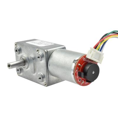 China JGY-370 Totally Enclosed Micro DC Worm Gear Motor For Bank Equipment for sale