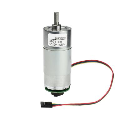 China 60kg.cm High Torque JGB37-545 Totally Enclosed Brushless DC Motors Encoder12v 24v Low Speed ​​DC Motor For R/C Robot Toys for sale