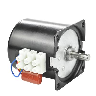 China Eccentric Shaft 60KTYZ AC Synchronous Motor 220V14W Small Gear High Torque Totally Enclosed Permanent Magnet Two Way Motor for sale