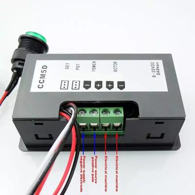 China CCM5D Mini Motor PWM Controller 6V 12V 24V 8A DC 6V-30V DC 6V-30V Variable Speed ​​Regulator CCM5D Motors Controller 6V 12V 24V 8A Digital Display LED for sale