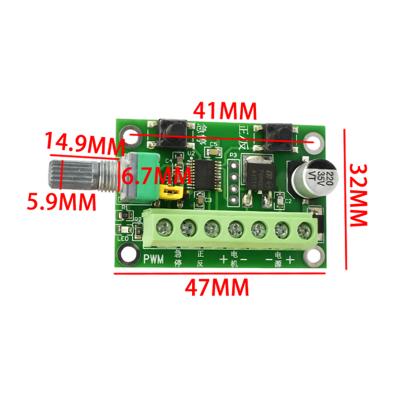 China 2kh 20khz DC Motor Dual Channel Brushless Controller For Model 3650 3525 2430 2418 Pwm Mach3 Speed ​​Control SPEED CONTROLLER for sale