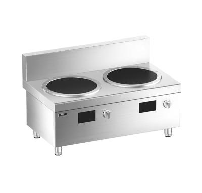 China Floor Induction 2-Zone Round Soup Stove for sale