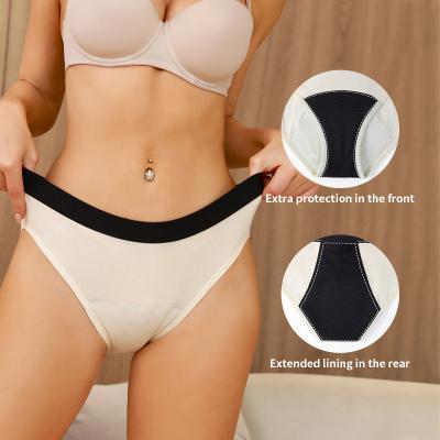 China Antibacterial Hot Selling Panties Menstrual Sanitary Underwear 4 Layers Leak Proof Menstrual Period Underwear For Women for sale