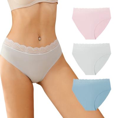 China Hot Wholesale Antibacterial Comfortable Lace Seamless Sexy Woman Briefs Women's Panties For Women for sale