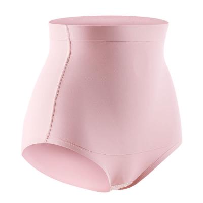 China Antibacterial women's honeycomb crotch inner plus size underwear high waist and tracele postnatal belted shapewear for sale